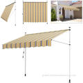 Freestanding Diy Patio Clamp Awning Outdoor Canopy aluminium Frame Materia Clamping Awning Manufactory